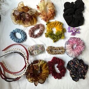 Assorted Hair Scrunchies & Headbands – Bundle Sale